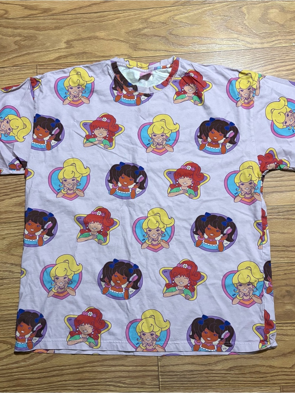Cakeworthy Polly Pocket All Over Print AOP Tshirt Women’s 3XL Cute